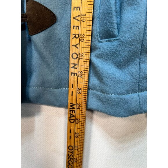 Gap Women's Wool Blend Toggle Peacoat Long Sleeve Size Small Blue Zip Up Casual - Picture 9 of 12